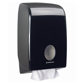 AQUARIUS DISPENSER CARTA IGIENICA INTERCALATA NERO