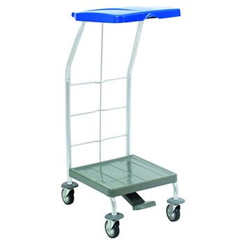 CARRELLO PORTA BIANCHERIA LT.70 RILSAN C/PEDALE