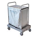 CARRELLO PORTA BIANCHERIA C/COPERCHIO LT.200