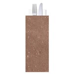 BUSTE PORTA POSATE CARTA PAGLIA CACAO CONF. 500 PZ BUSTE PORTA POSATE CARTA PAGLIA CACAO CONF. 500 PZ