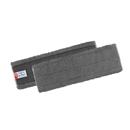 PANNO BORDATO IN MICROFIBRA GRIGIA 40 CM CON SISTEMA A STRAPP SMART-FUR