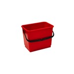 SECCHIO IN PLASTICA 4 LT CON MANICO IN PLASTICA, ROSSO SECCHIO IN PLASTICA 4 LT CON MANICO IN PLASTICA, ROSSO